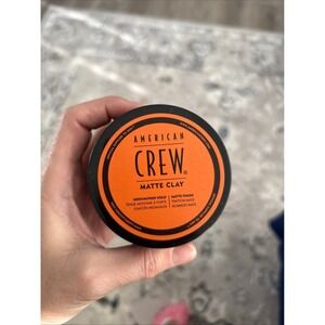 American Crew Matte Clay High/Medium Hold Shine Matte Finish Hair Style 3oz